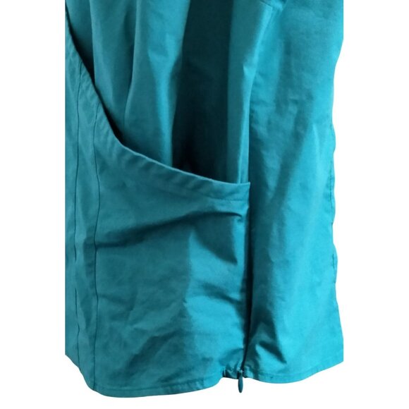 Worthington Woman  2X Blouse Stretch Sleeveless Collared Wrap Style Side Zipper - Picture 5 of 9